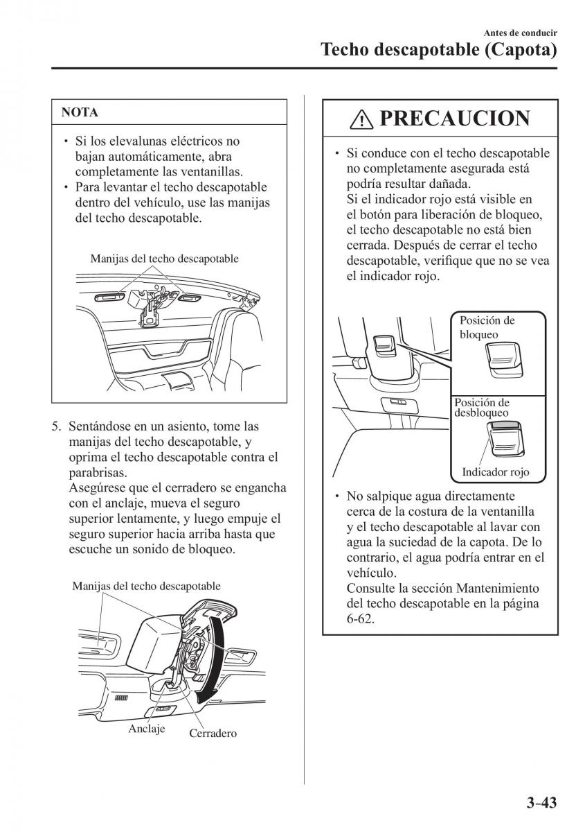 Mazda MX 5 Miata ND IV 4 manual del propietario / page 123