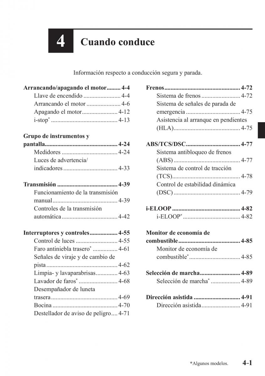 Mazda MX 5 Miata ND IV 4 manual del propietario / page 141