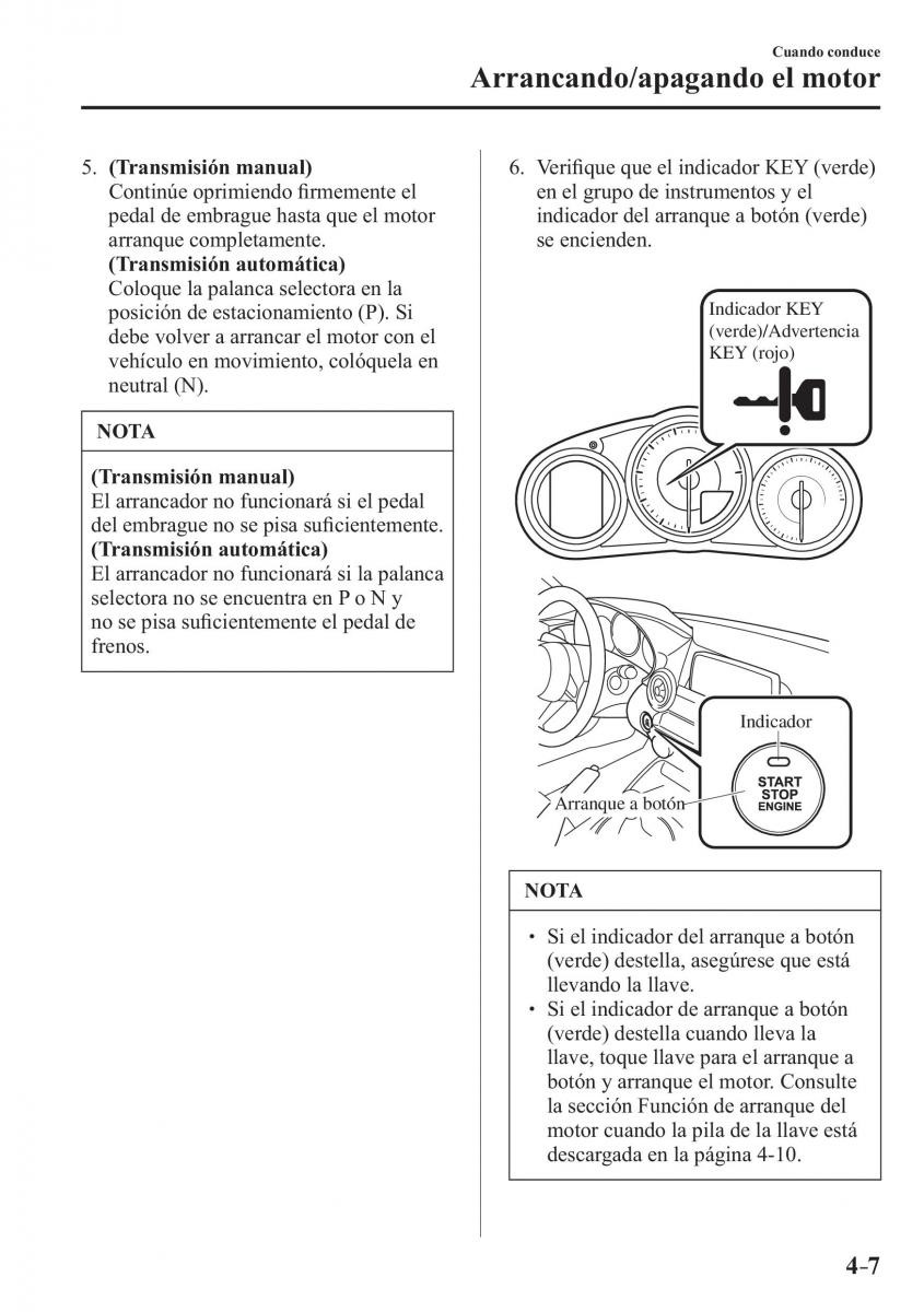 Mazda MX 5 Miata ND IV 4 manual del propietario / page 147