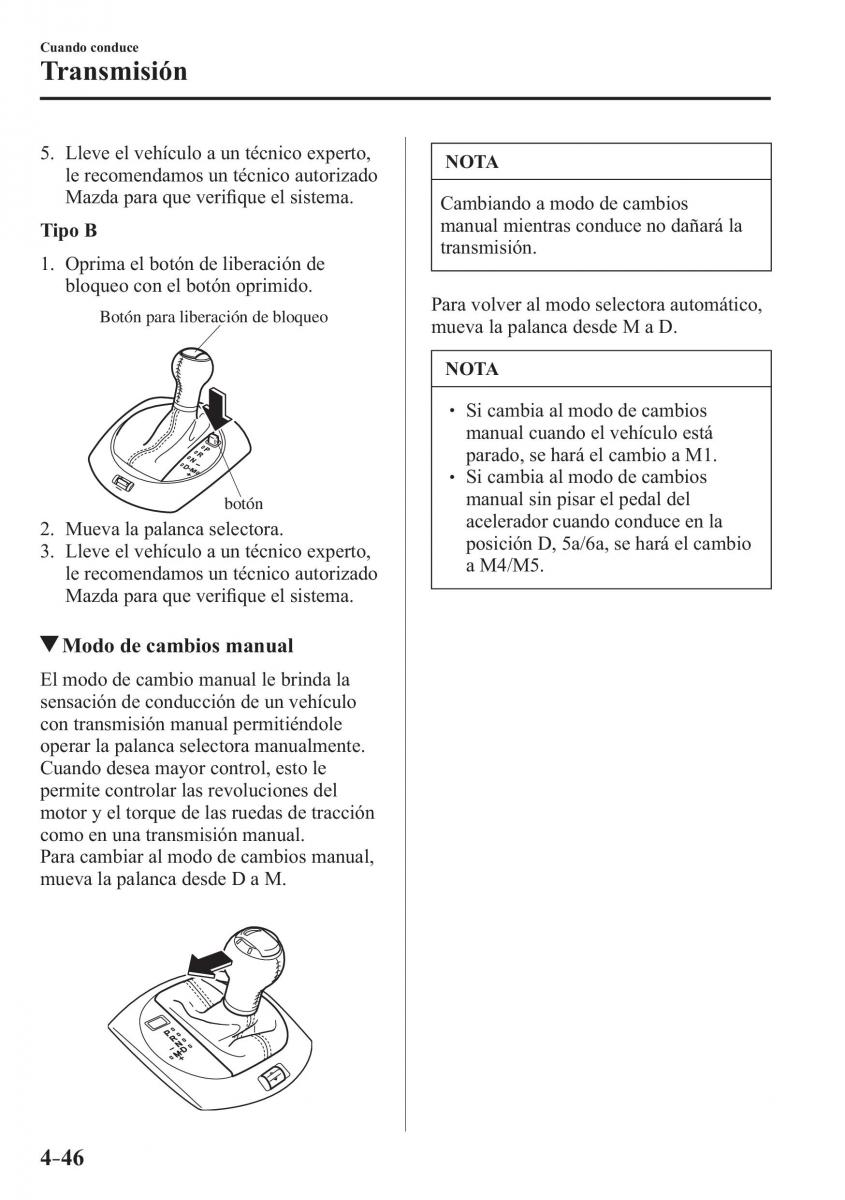 Mazda MX 5 Miata ND IV 4 manual del propietario / page 186