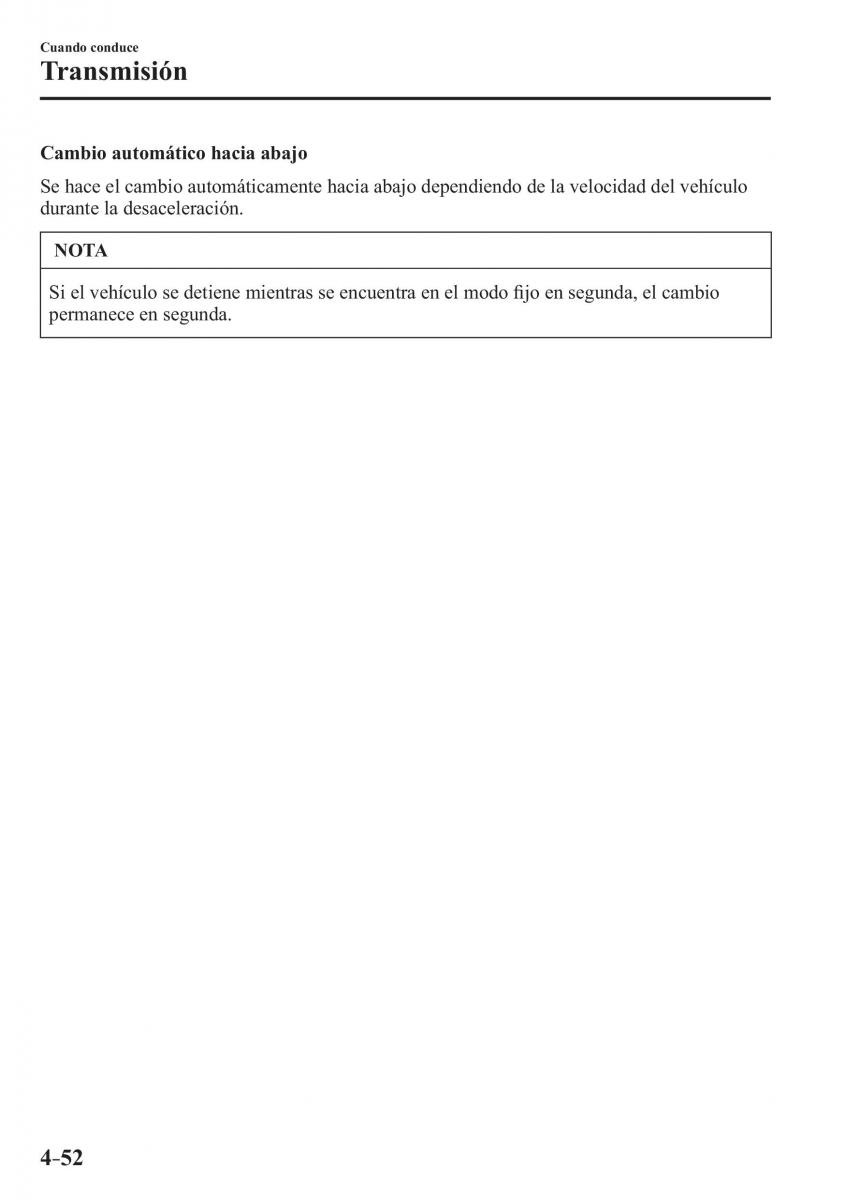 Mazda MX 5 Miata ND IV 4 manual del propietario / page 192