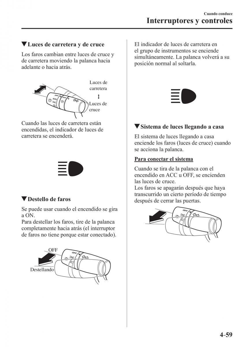 Mazda MX 5 Miata ND IV 4 manual del propietario / page 199