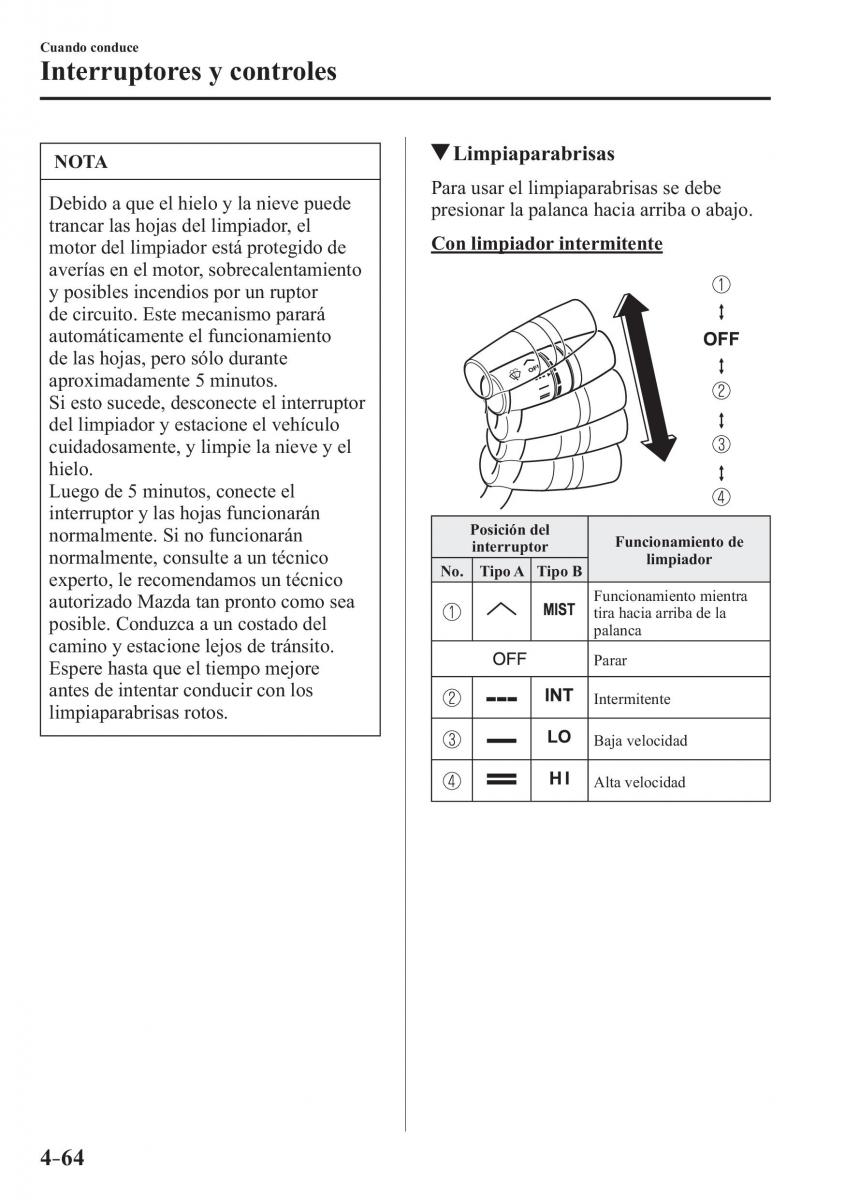 Mazda MX 5 Miata ND IV 4 manual del propietario / page 204