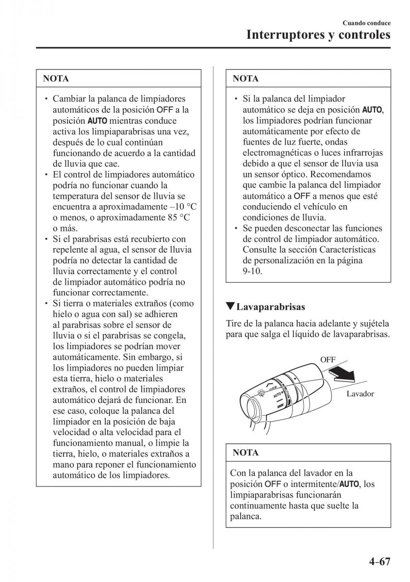 Mazda MX 5 Miata ND IV 4 manual del propietario / page 207