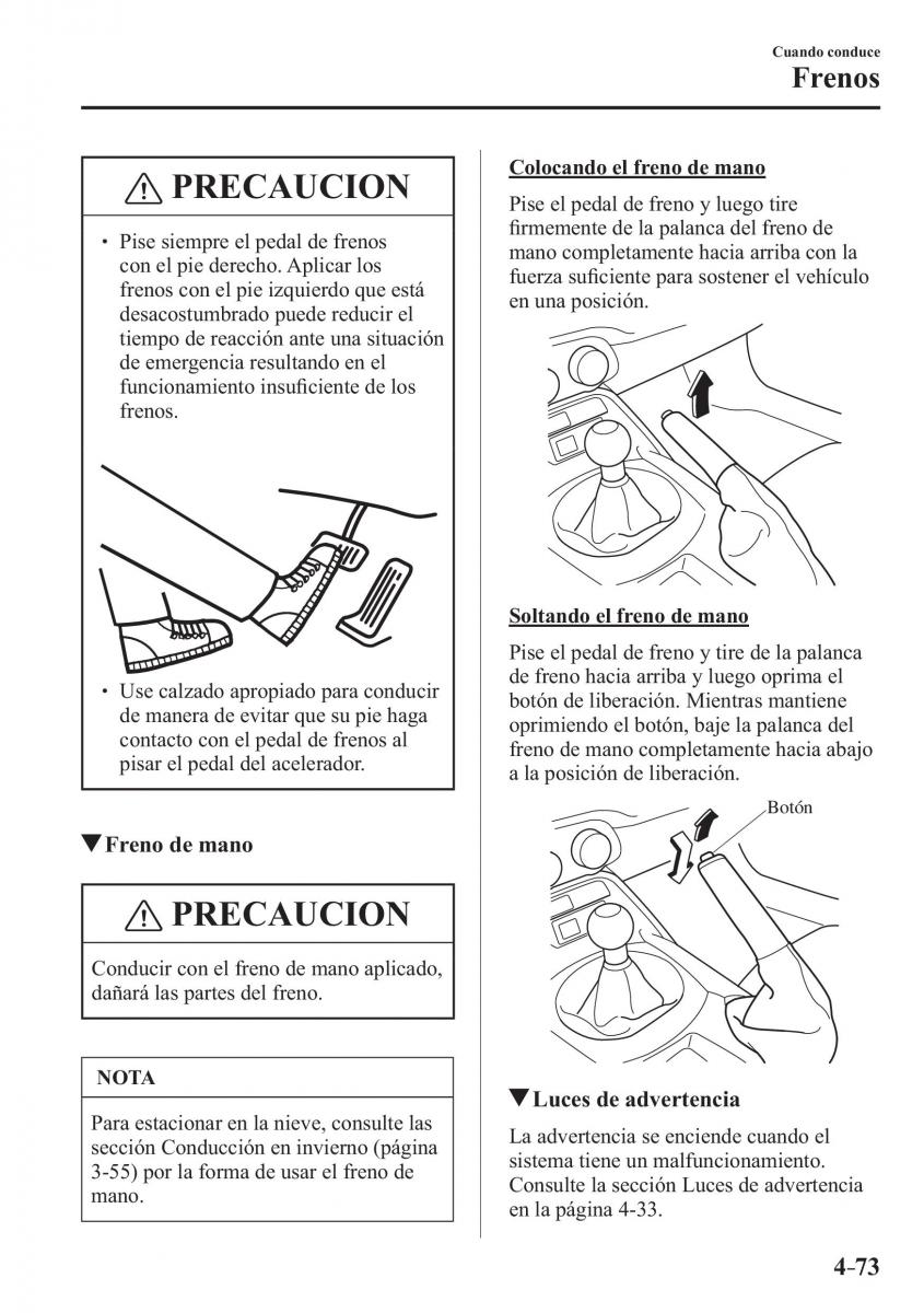 Mazda MX 5 Miata ND IV 4 manual del propietario / page 213