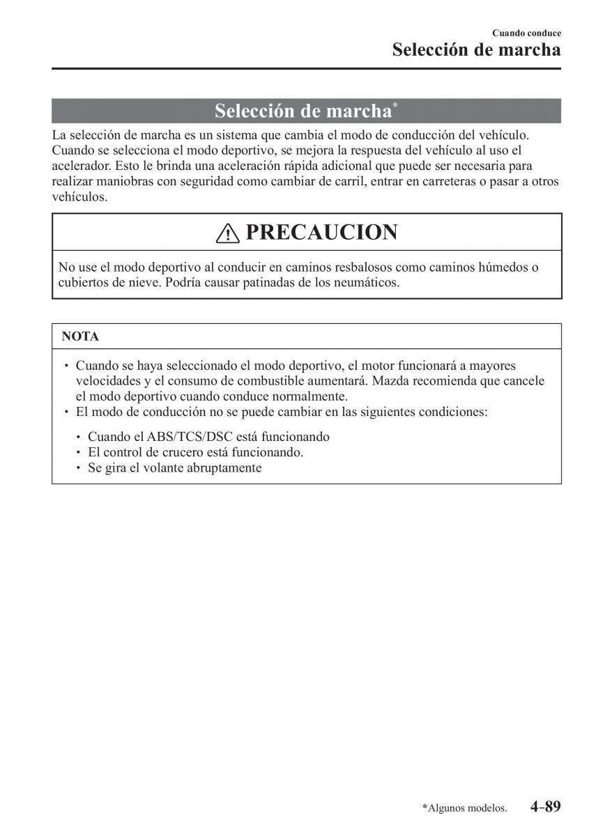 Mazda MX 5 Miata ND IV 4 manual del propietario / page 229