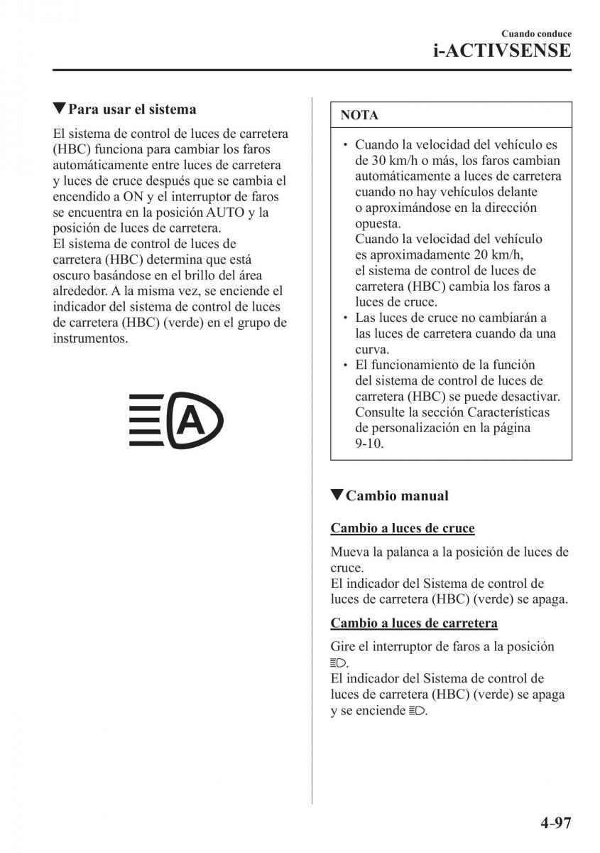 Mazda MX 5 Miata ND IV 4 manual del propietario / page 237