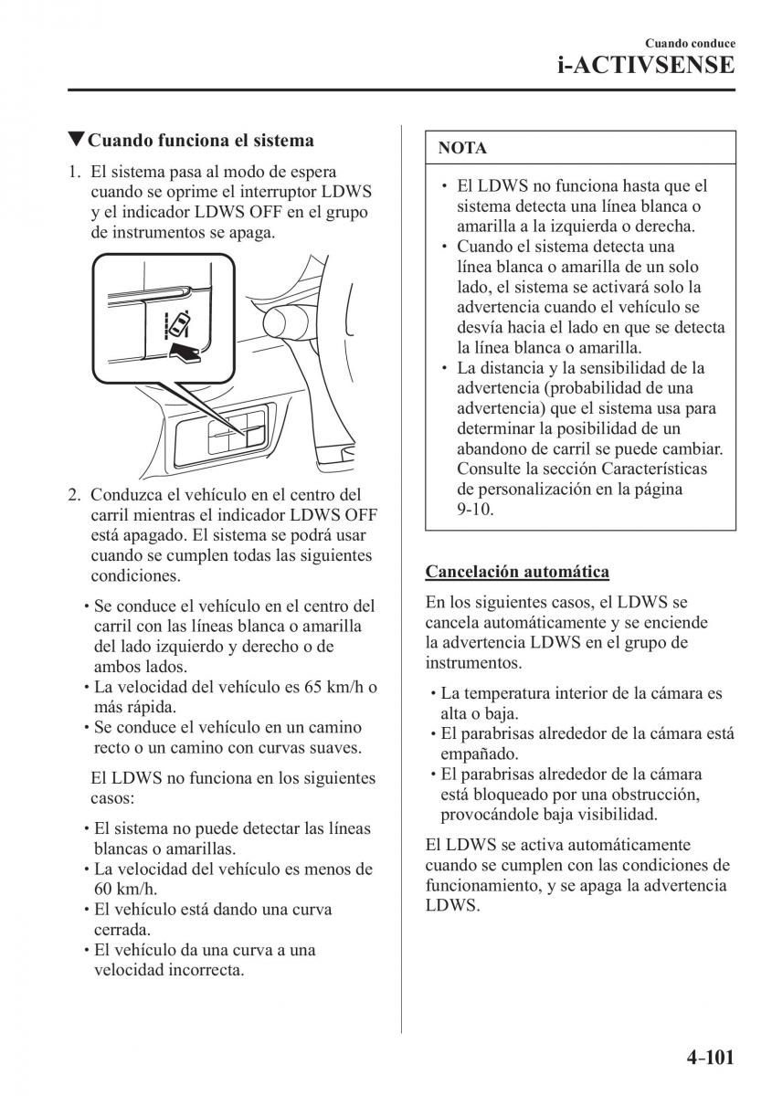 Mazda MX 5 Miata ND IV 4 manual del propietario / page 241