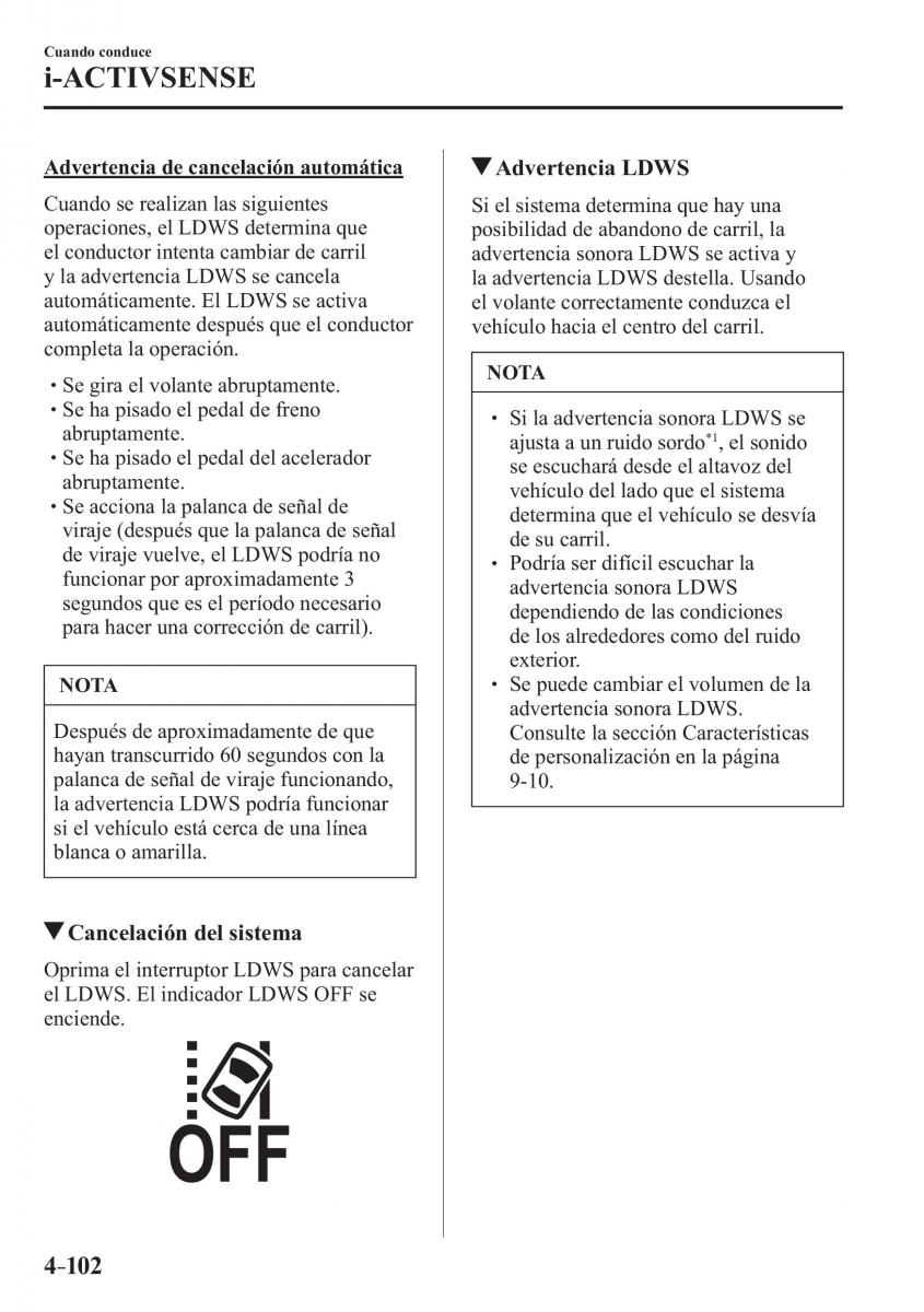 Mazda MX 5 Miata ND IV 4 manual del propietario / page 242