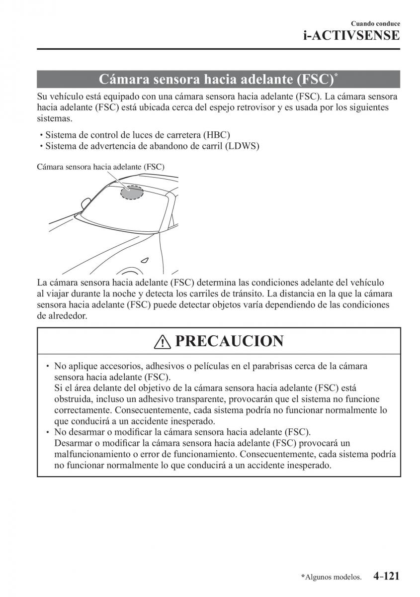 Mazda MX 5 Miata ND IV 4 manual del propietario / page 261