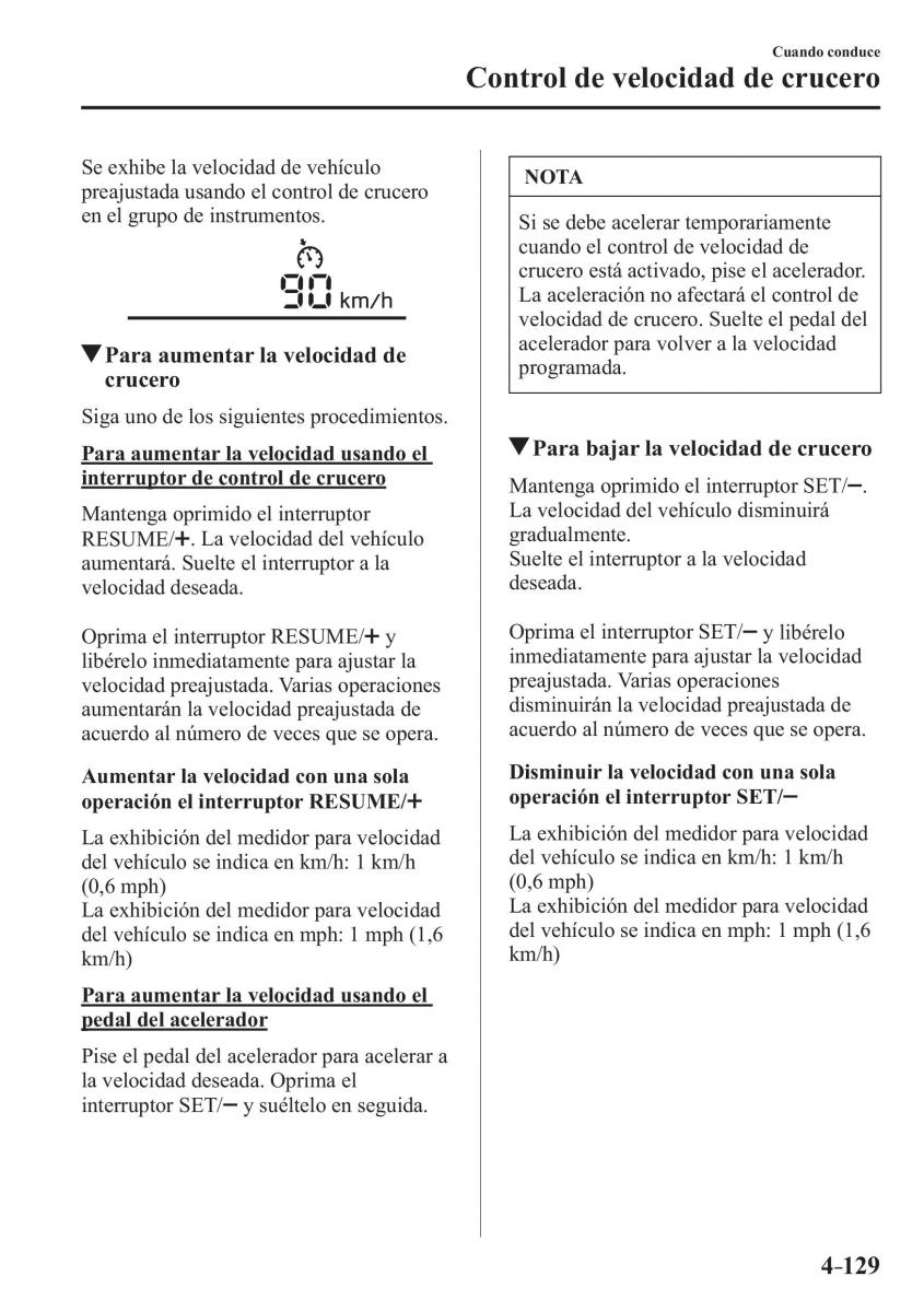 Mazda MX 5 Miata ND IV 4 manual del propietario / page 269