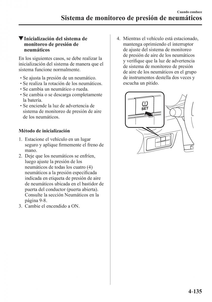 Mazda MX 5 Miata ND IV 4 manual del propietario / page 275