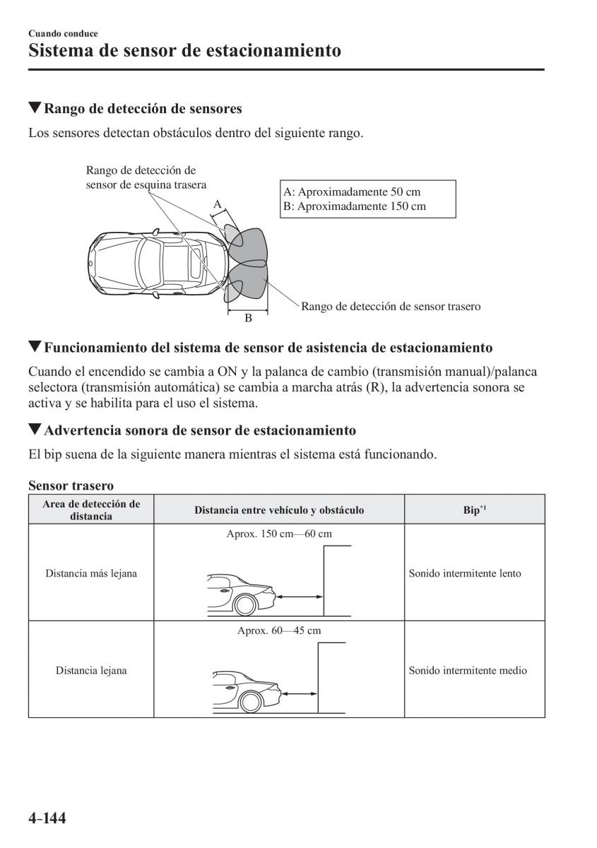 Mazda MX 5 Miata ND IV 4 manual del propietario / page 284