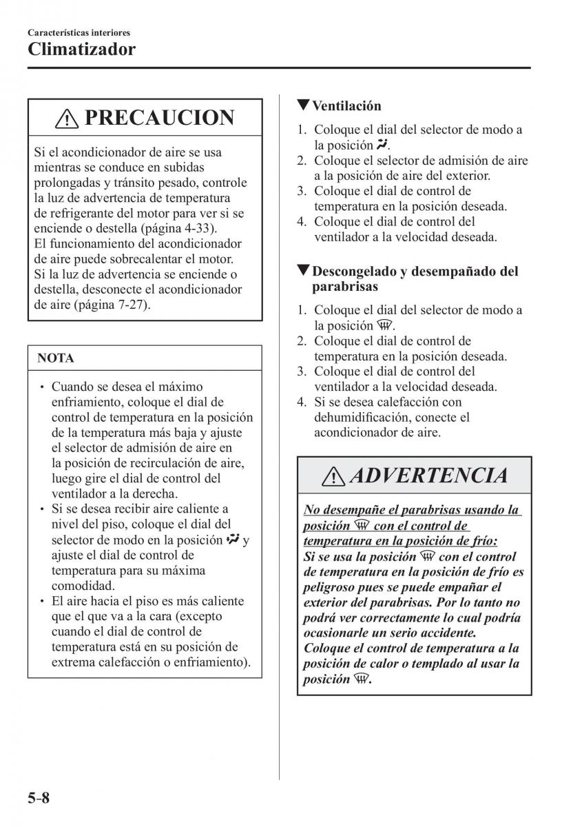 Mazda MX 5 Miata ND IV 4 manual del propietario / page 294