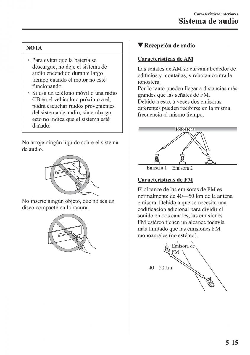 Mazda MX 5 Miata ND IV 4 manual del propietario / page 301