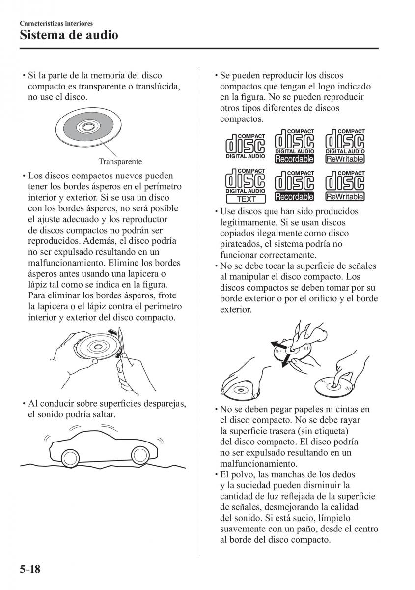 Mazda MX 5 Miata ND IV 4 manual del propietario / page 304