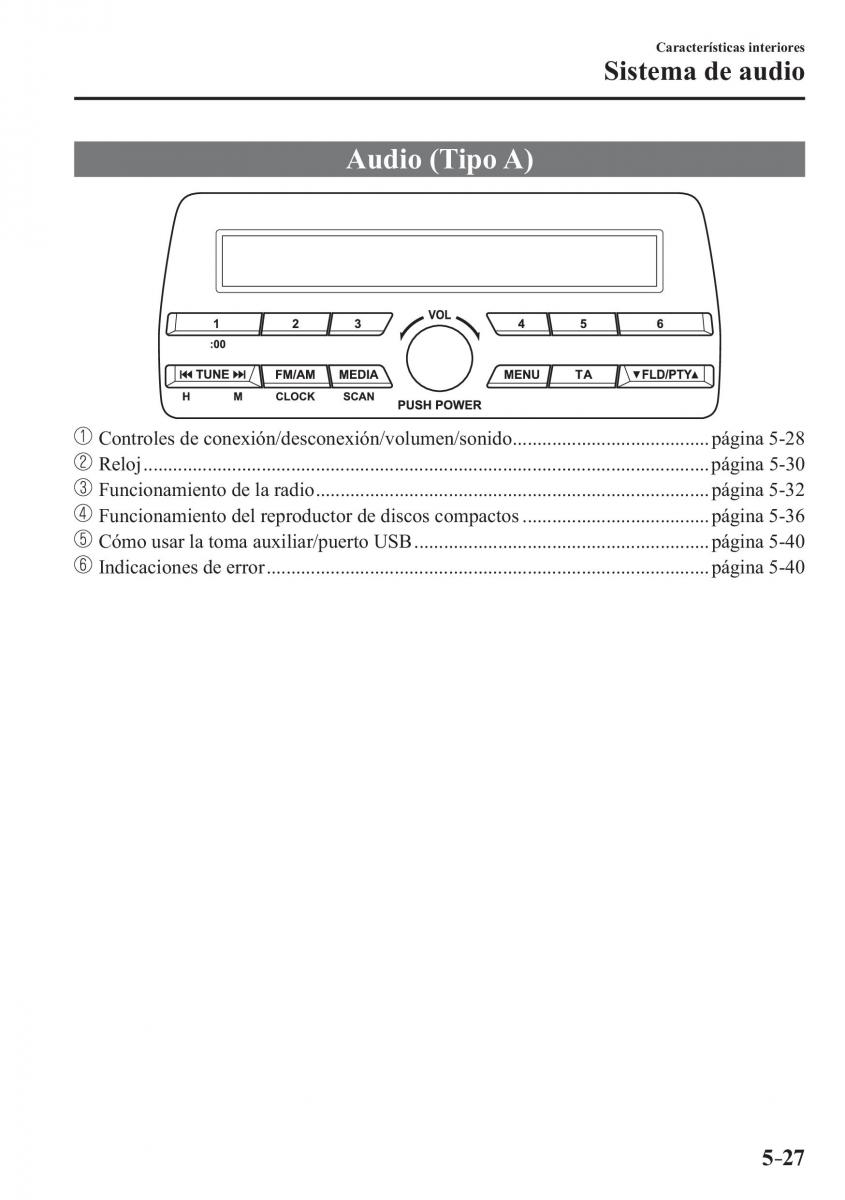 Mazda MX 5 Miata ND IV 4 manual del propietario / page 313