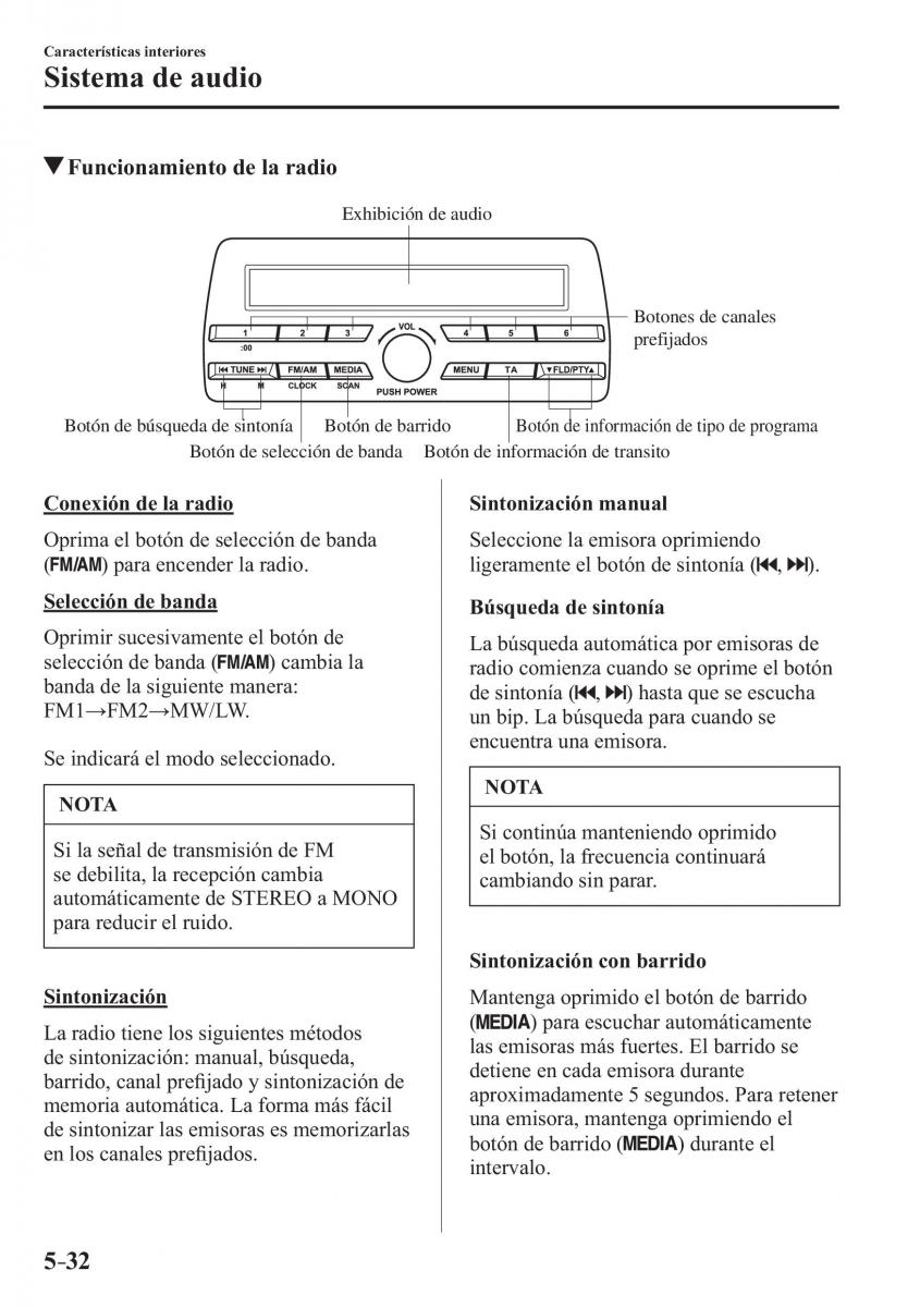 Mazda MX 5 Miata ND IV 4 manual del propietario / page 318