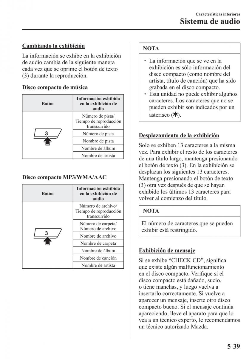 Mazda MX 5 Miata ND IV 4 manual del propietario / page 325