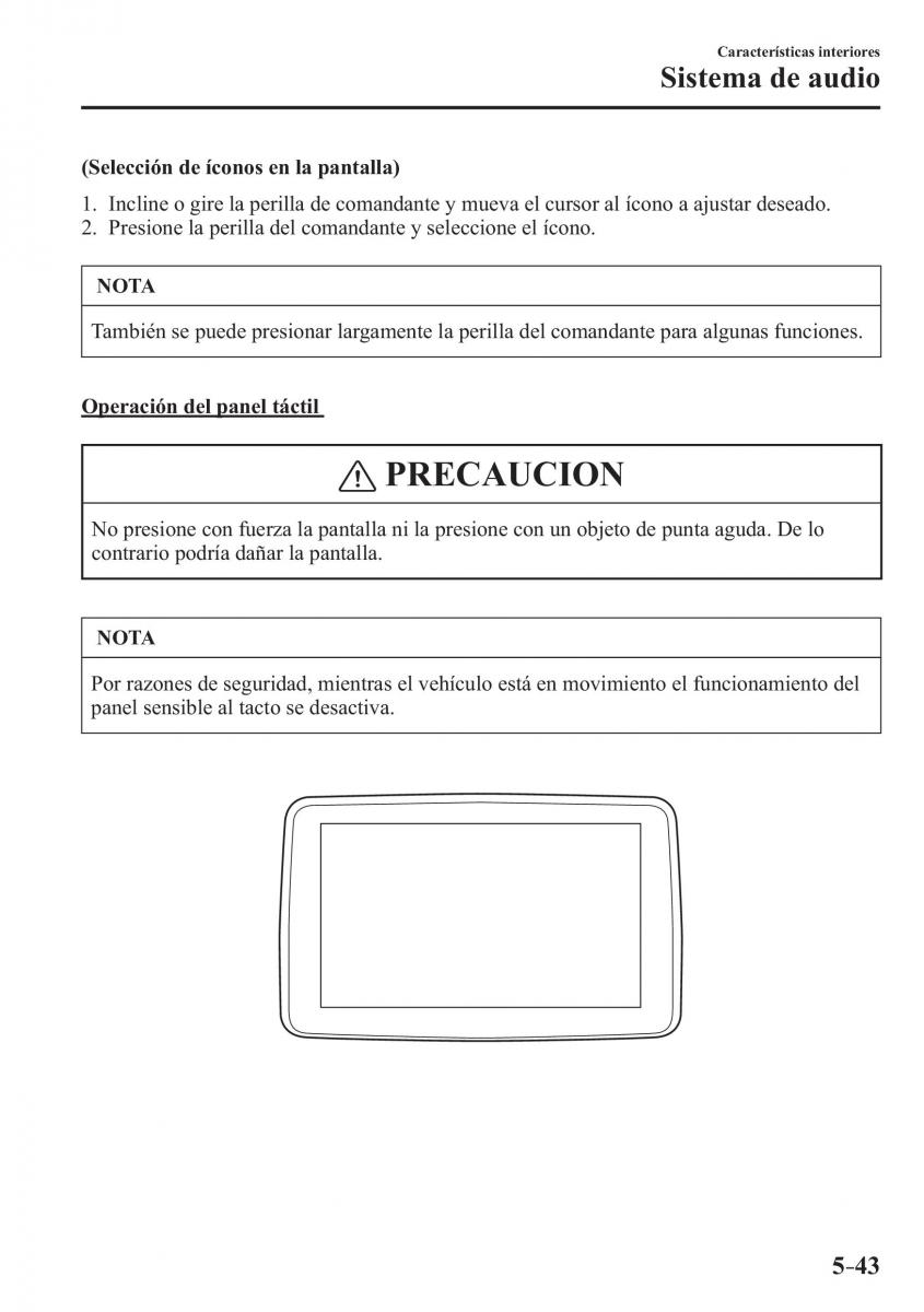 Mazda MX 5 Miata ND IV 4 manual del propietario / page 329