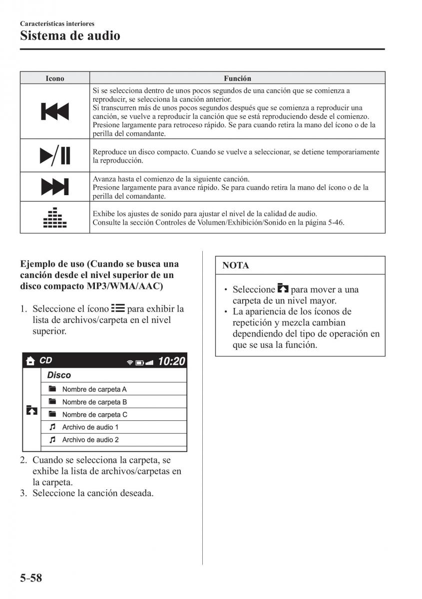 Mazda MX 5 Miata ND IV 4 manual del propietario / page 344