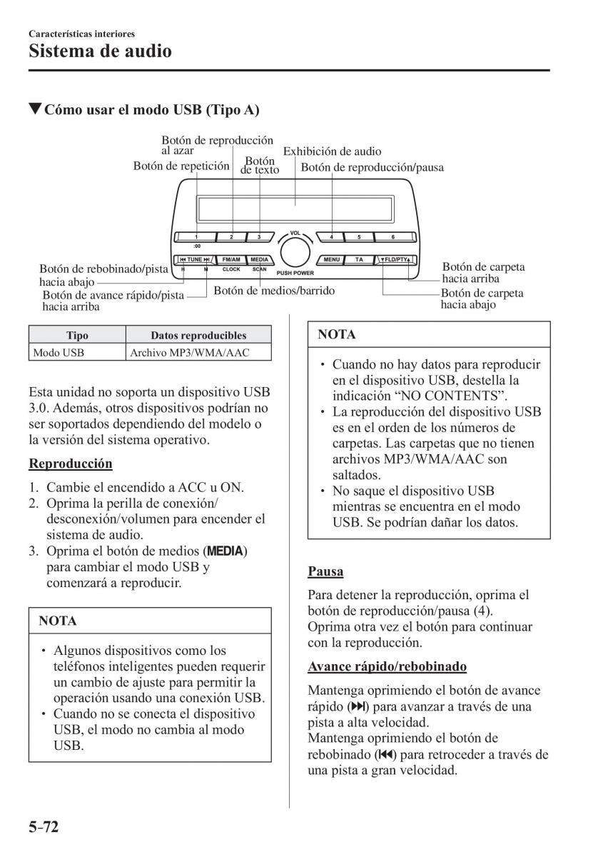 Mazda MX 5 Miata ND IV 4 manual del propietario / page 358