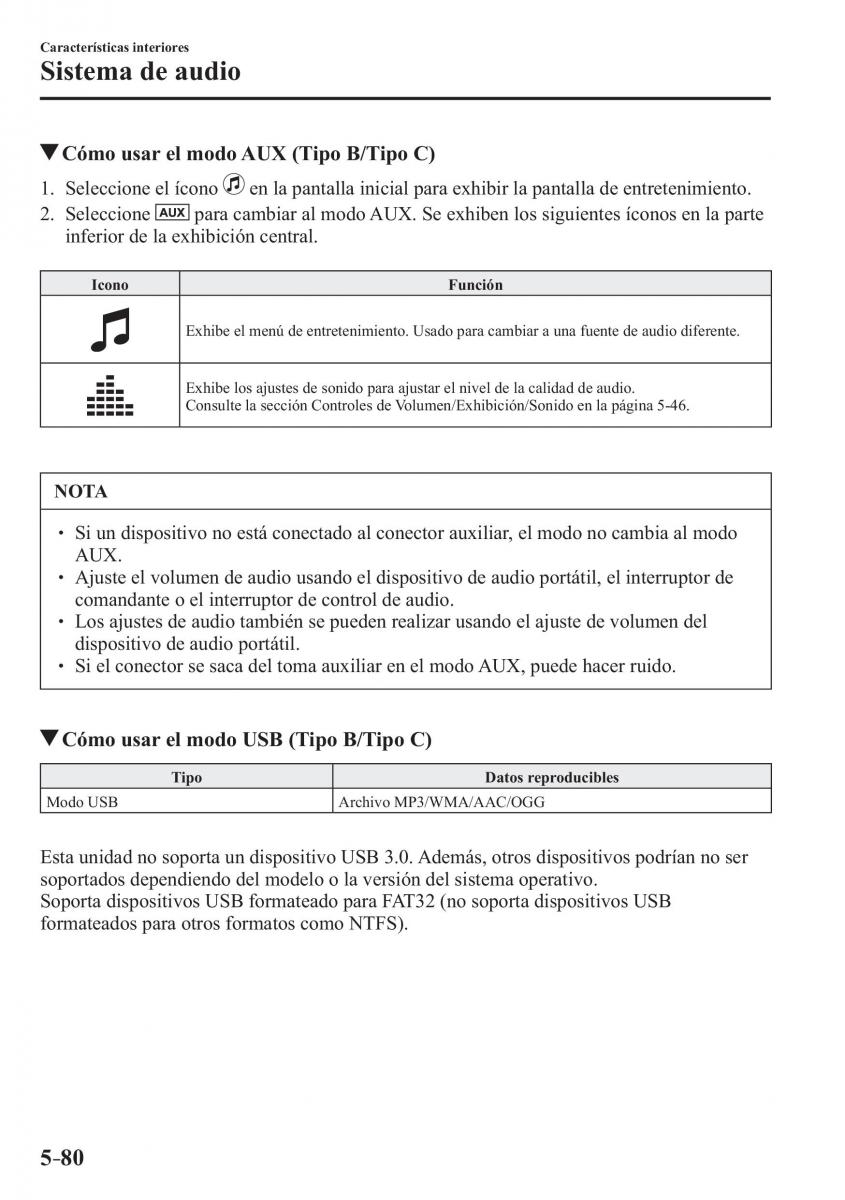 Mazda MX 5 Miata ND IV 4 manual del propietario / page 366