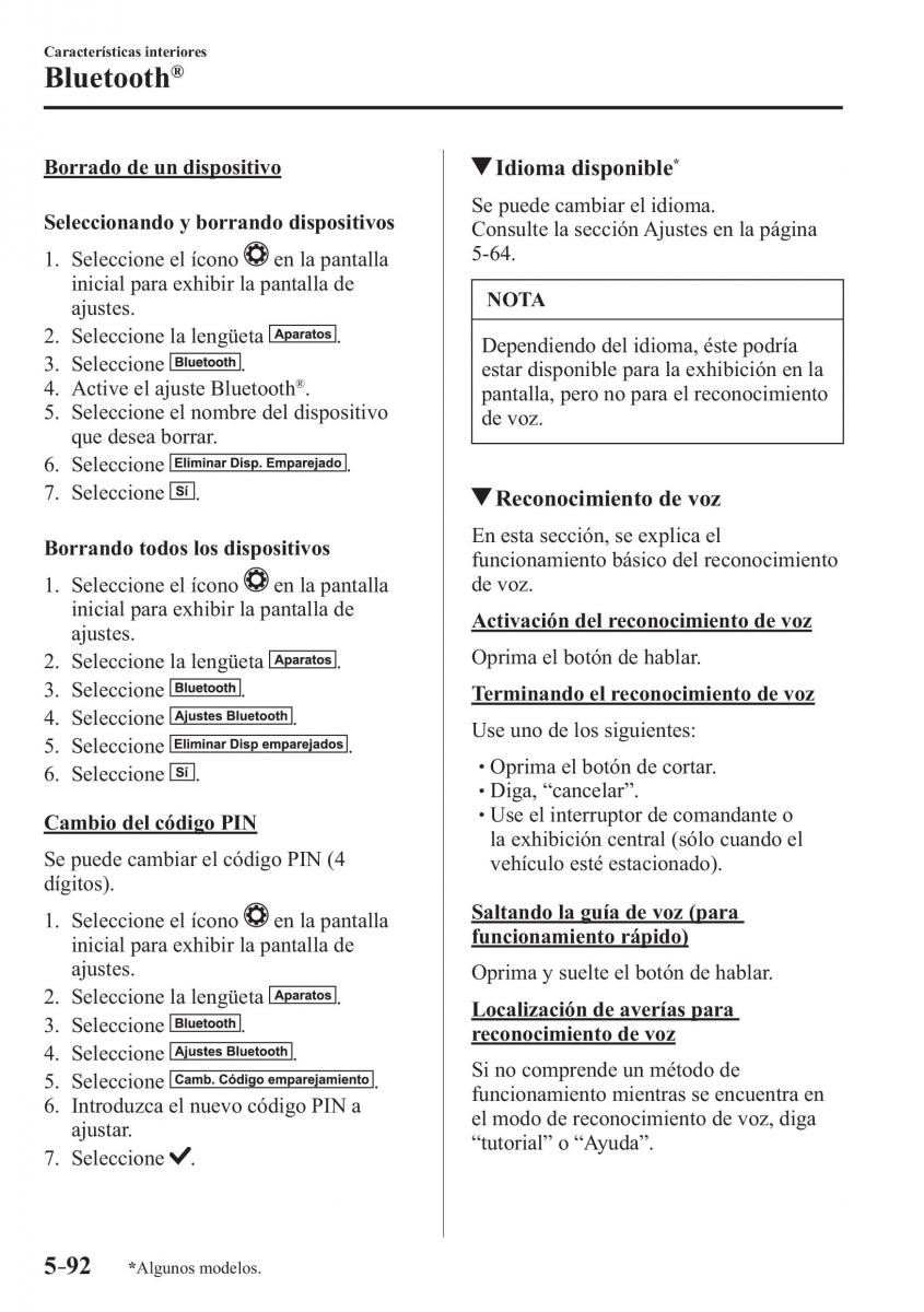 Mazda MX 5 Miata ND IV 4 manual del propietario / page 378