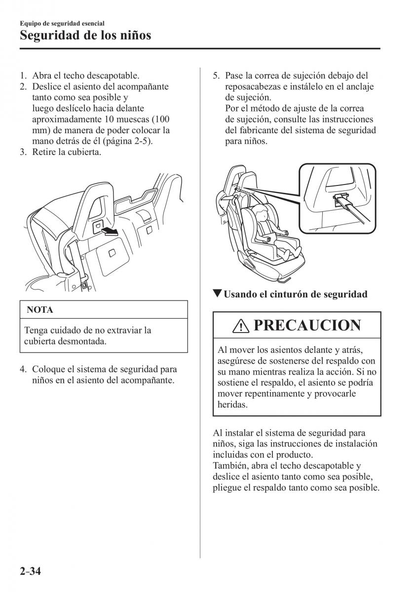 Mazda MX 5 Miata ND IV 4 manual del propietario / page 50