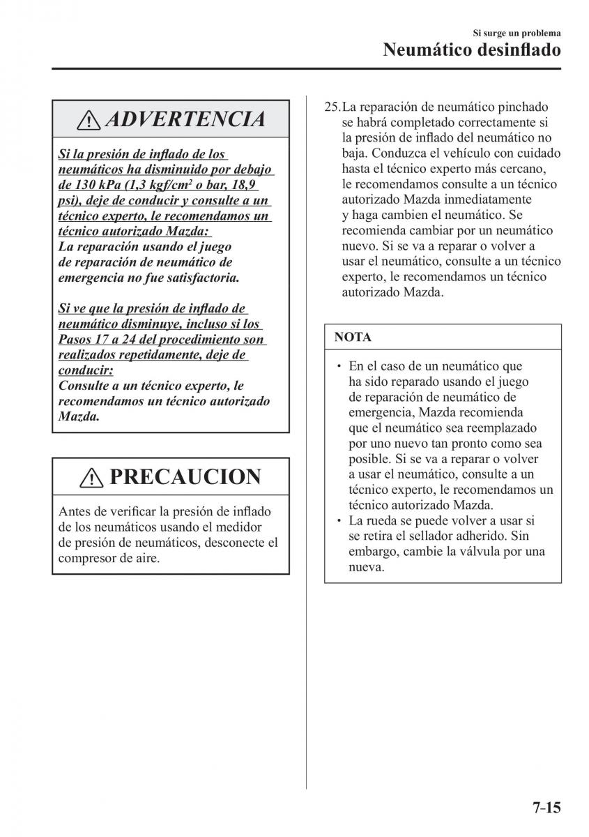 Mazda MX 5 Miata ND IV 4 manual del propietario / page 501