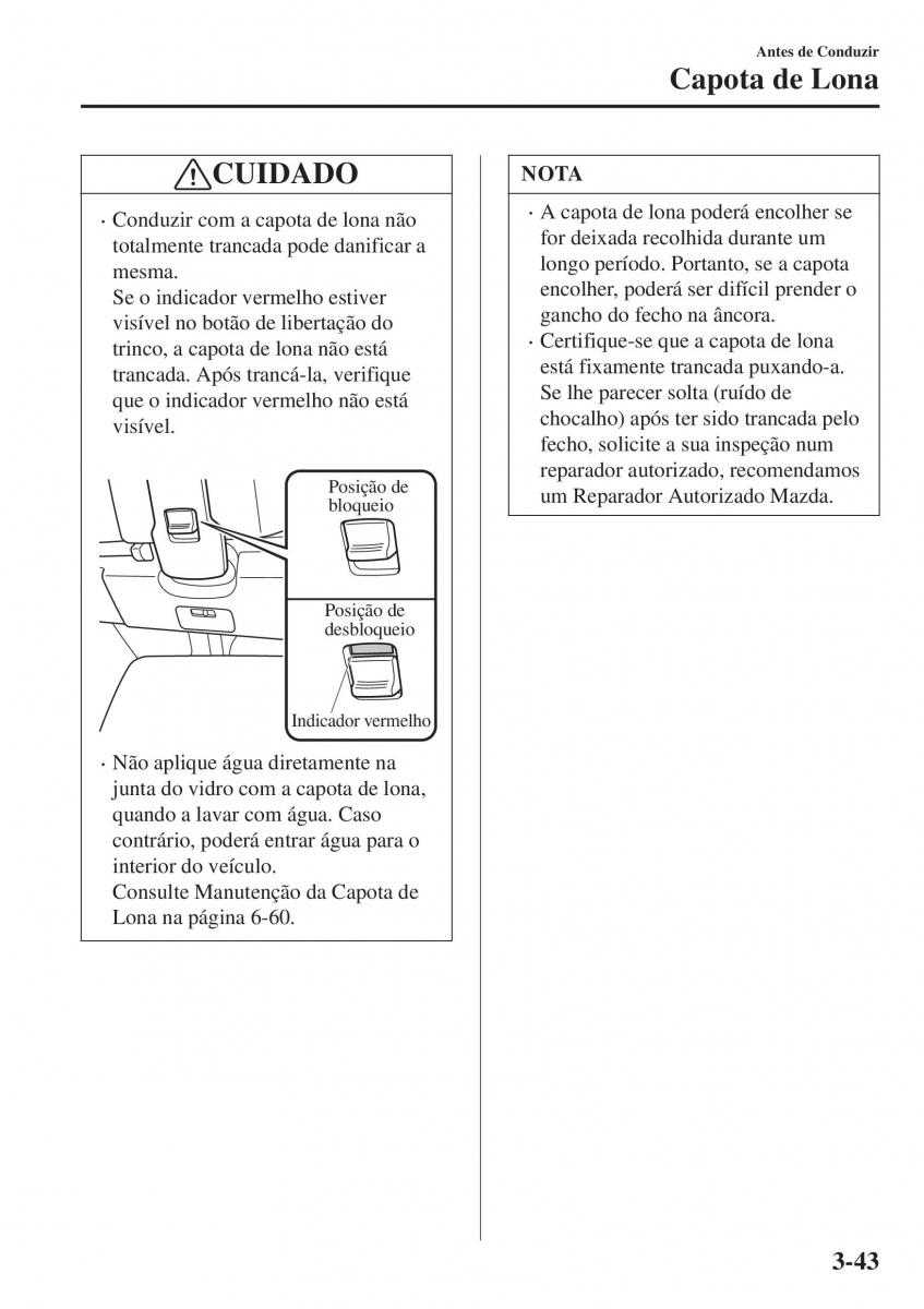 Mazda MX 5 Miata ND IV 4 manual del propietario / page 118