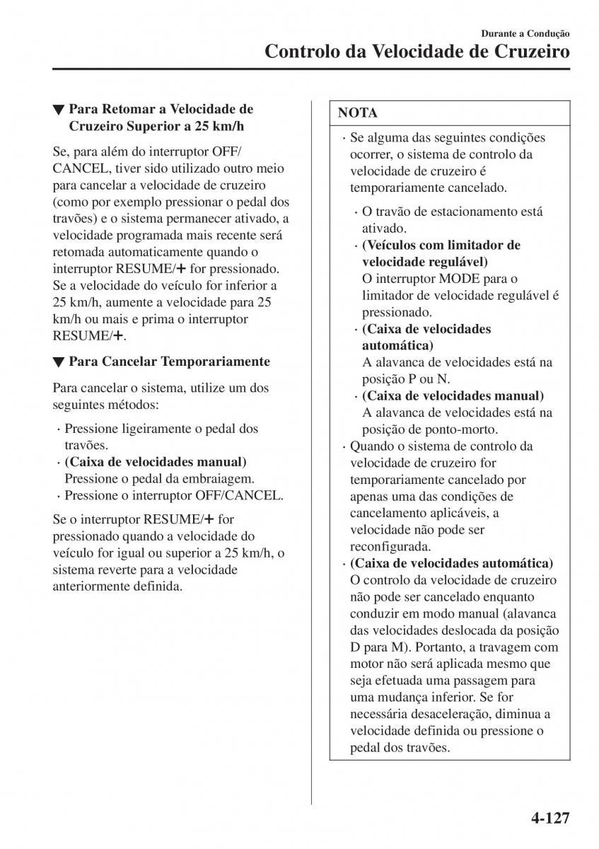 Mazda MX 5 Miata ND IV 4 manual del propietario / page 262