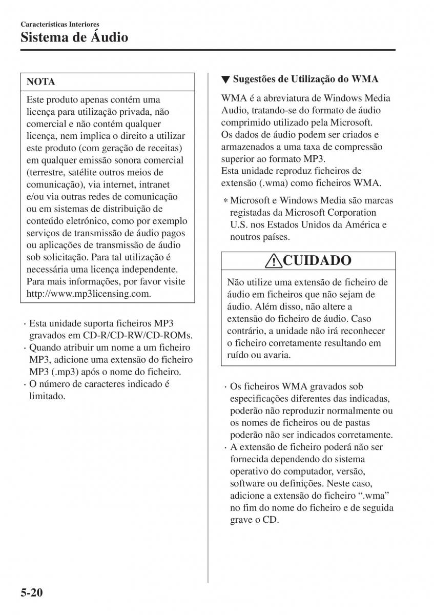 Mazda MX 5 Miata ND IV 4 manual del propietario / page 297