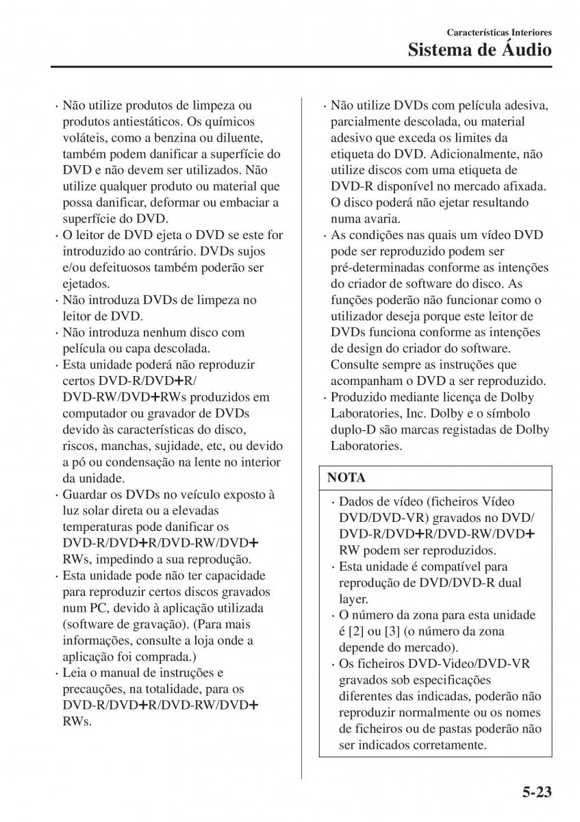 Mazda MX 5 Miata ND IV 4 manual del propietario / page 300