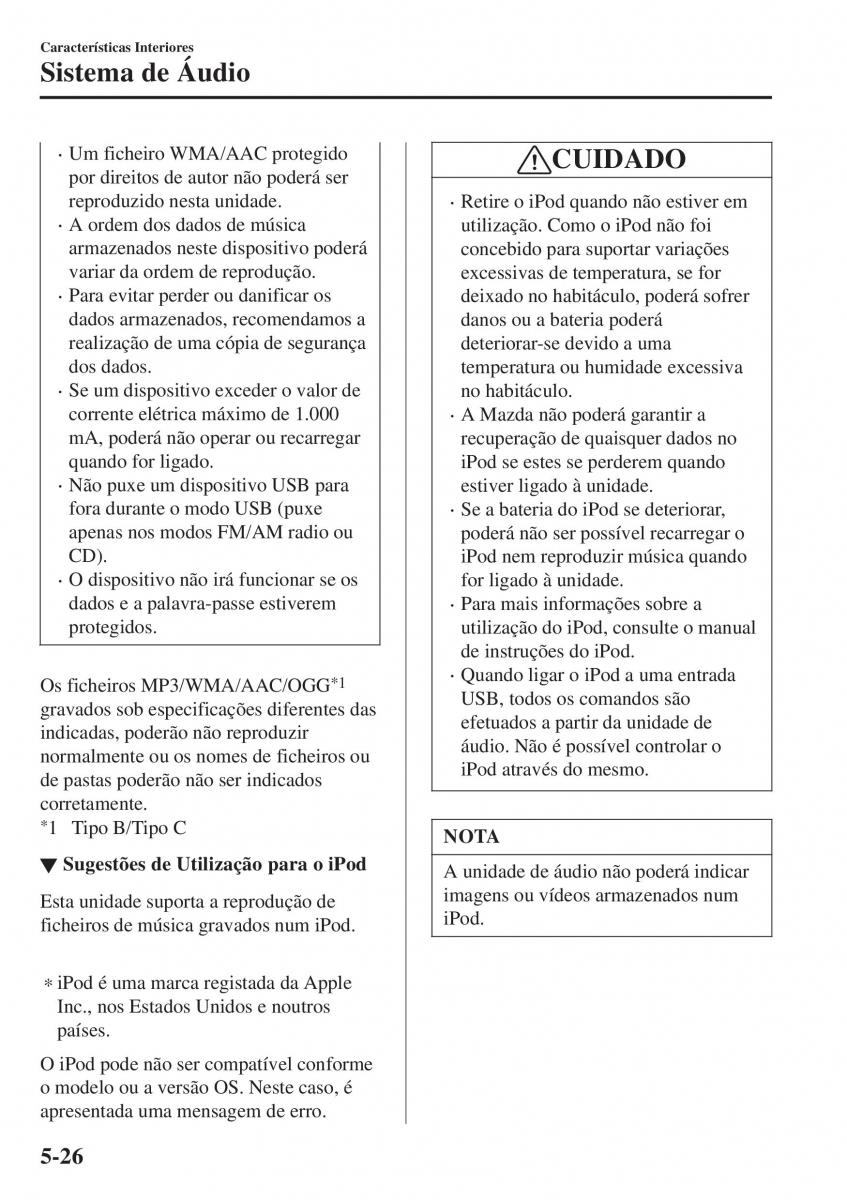 Mazda MX 5 Miata ND IV 4 manual del propietario / page 303