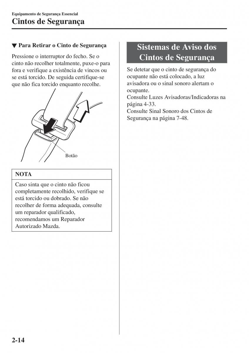 Mazda MX 5 Miata ND IV 4 manual del propietario / page 31