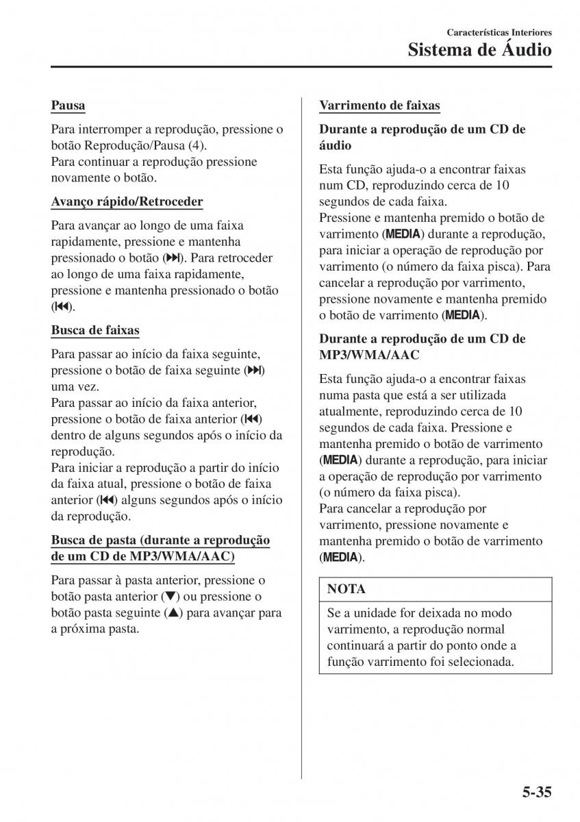 Mazda MX 5 Miata ND IV 4 manual del propietario / page 312