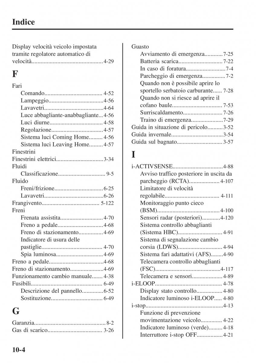 Mazda MX 5 Miata ND IV 4 manuale del proprietario / page 553