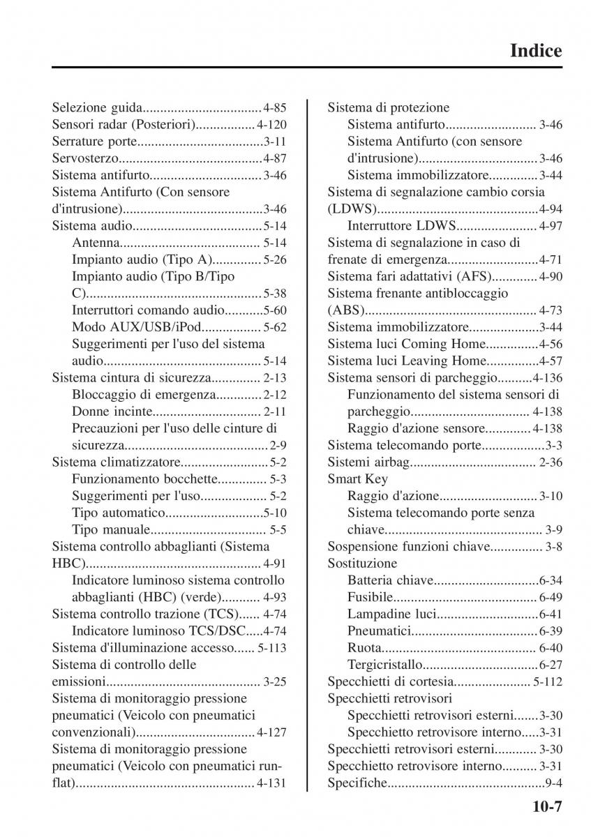 Mazda MX 5 Miata ND IV 4 manuale del proprietario / page 556