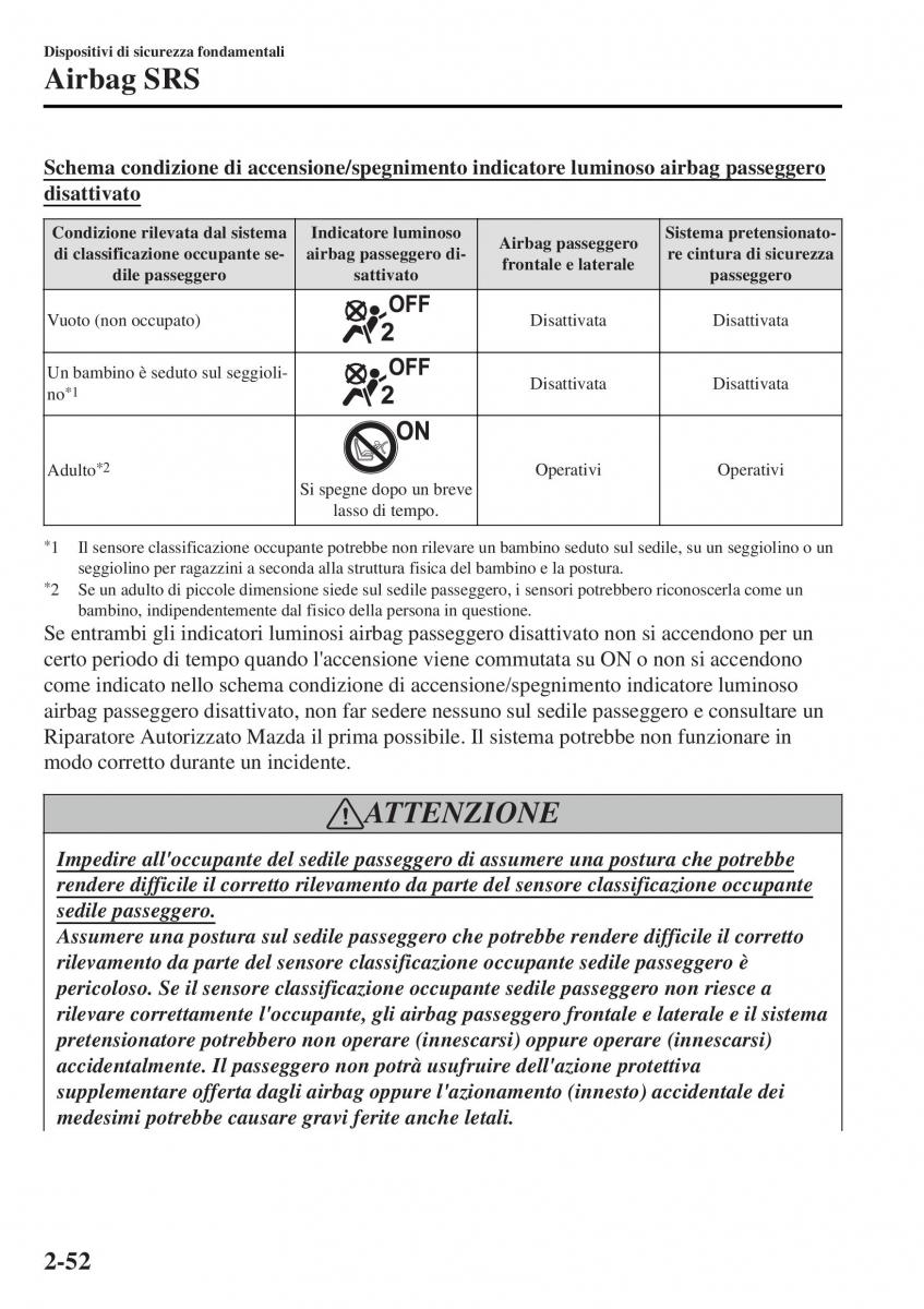 Mazda MX 5 Miata ND IV 4 manuale del proprietario / page 69