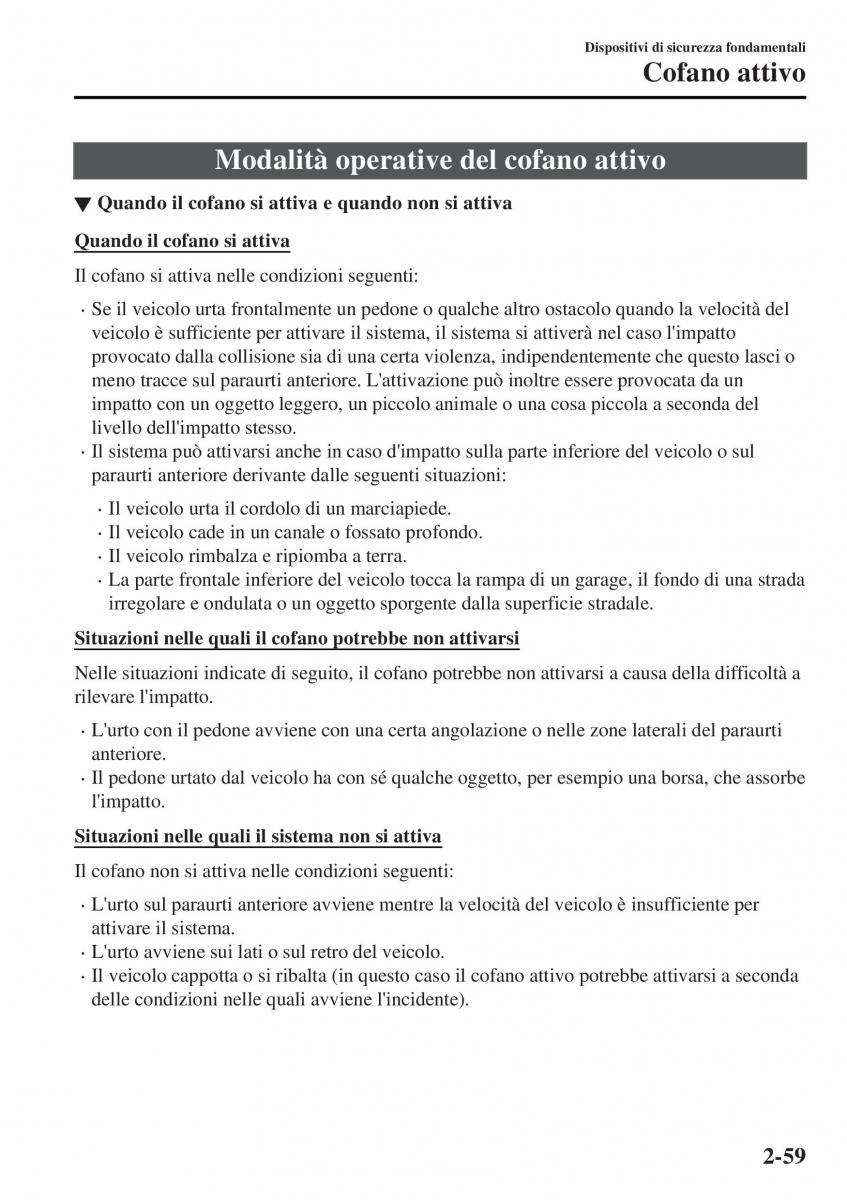 Mazda MX 5 Miata ND IV 4 manuale del proprietario / page 76