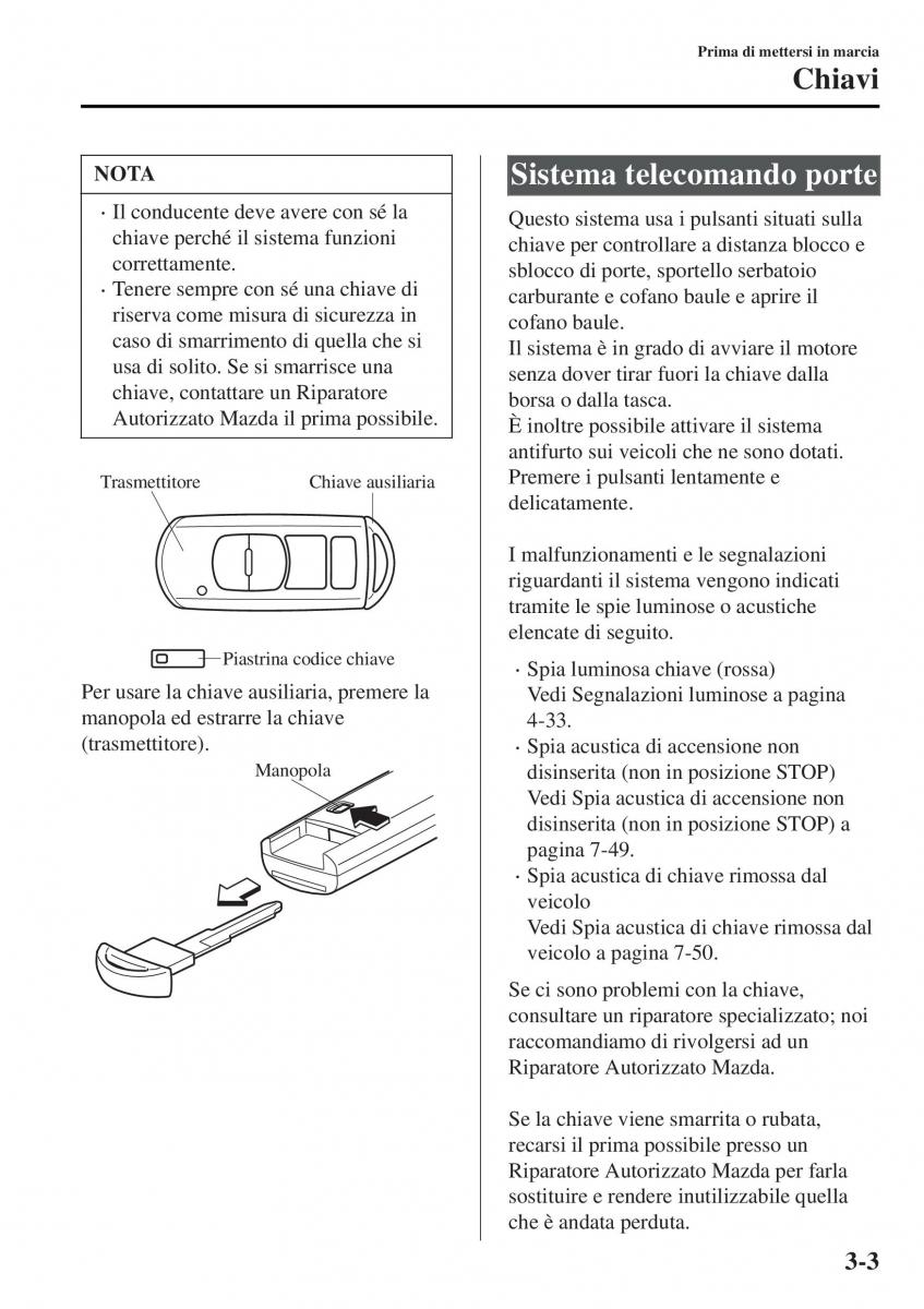 Mazda MX 5 Miata ND IV 4 manuale del proprietario / page 80