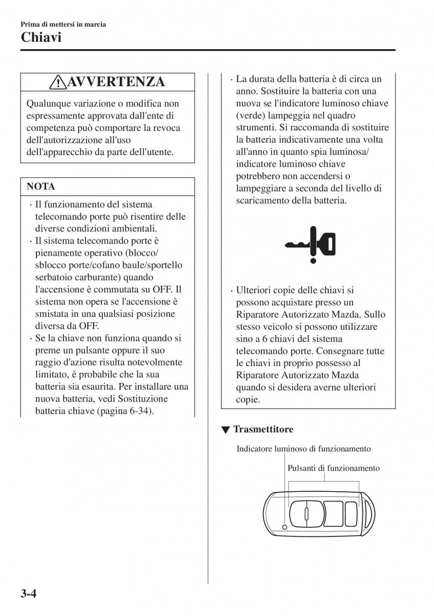 Mazda MX 5 Miata ND IV 4 manuale del proprietario / page 81