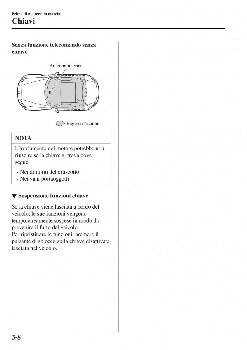 Mazda MX 5 Miata ND IV 4 manuale del proprietario / page 85