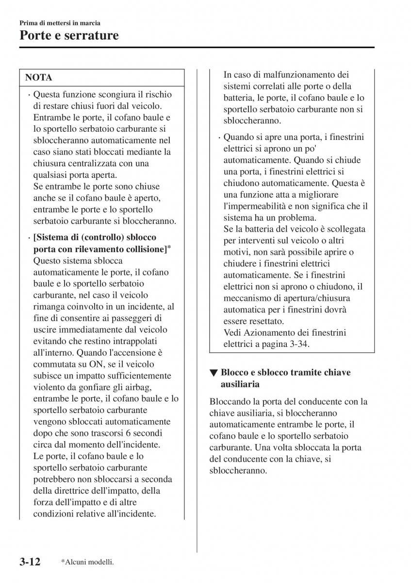 Mazda MX 5 Miata ND IV 4 manuale del proprietario / page 89