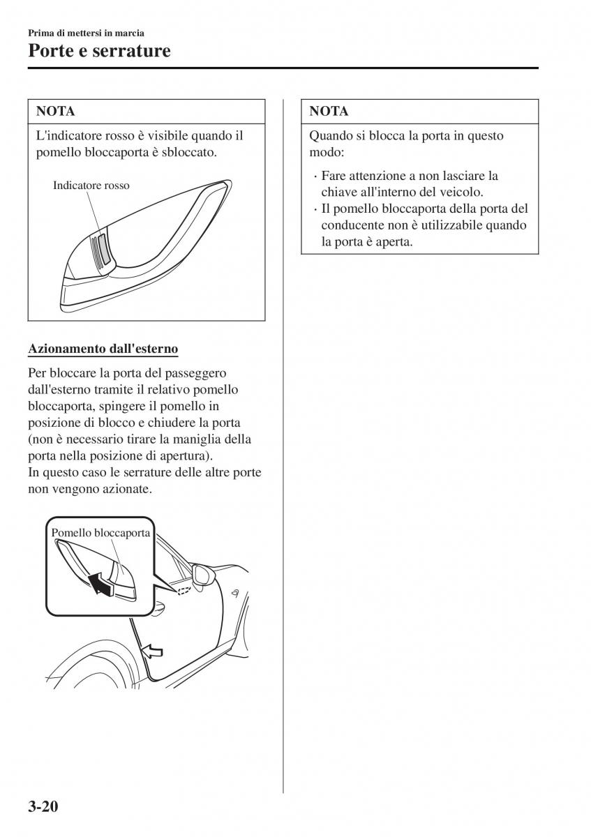 Mazda MX 5 Miata ND IV 4 manuale del proprietario / page 97