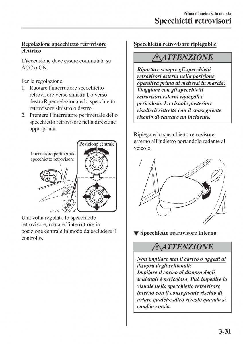 Mazda MX 5 Miata ND IV 4 manuale del proprietario / page 108