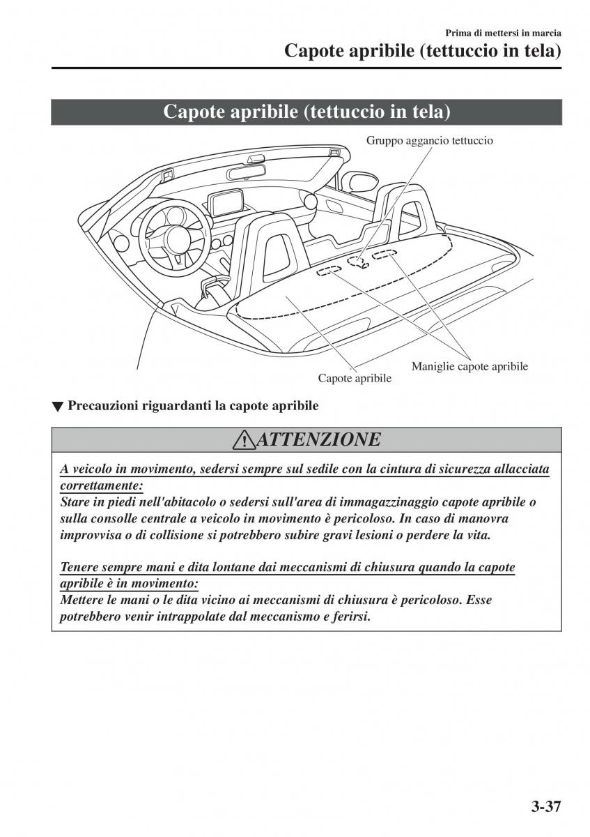 Mazda MX 5 Miata ND IV 4 manuale del proprietario / page 114