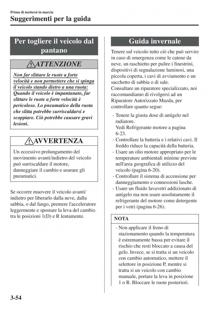 Mazda MX 5 Miata ND IV 4 manuale del proprietario / page 131