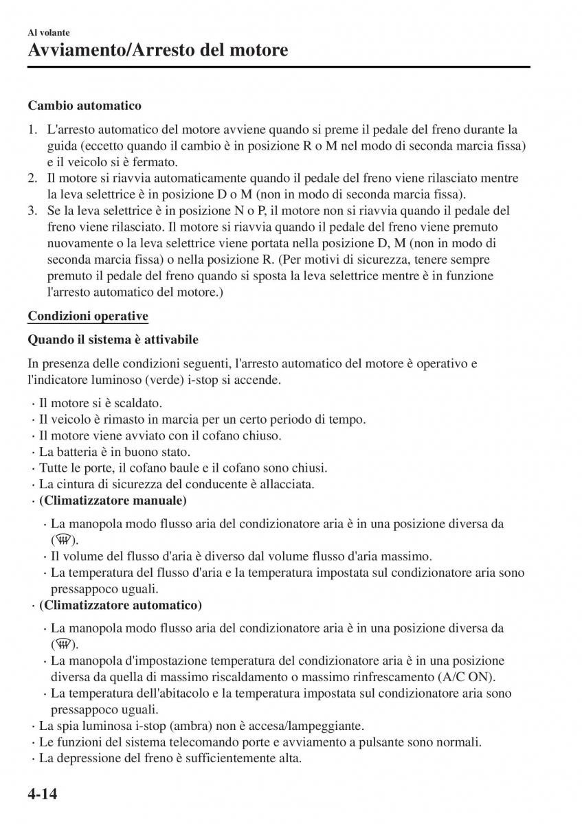 Mazda MX 5 Miata ND IV 4 manuale del proprietario / page 149